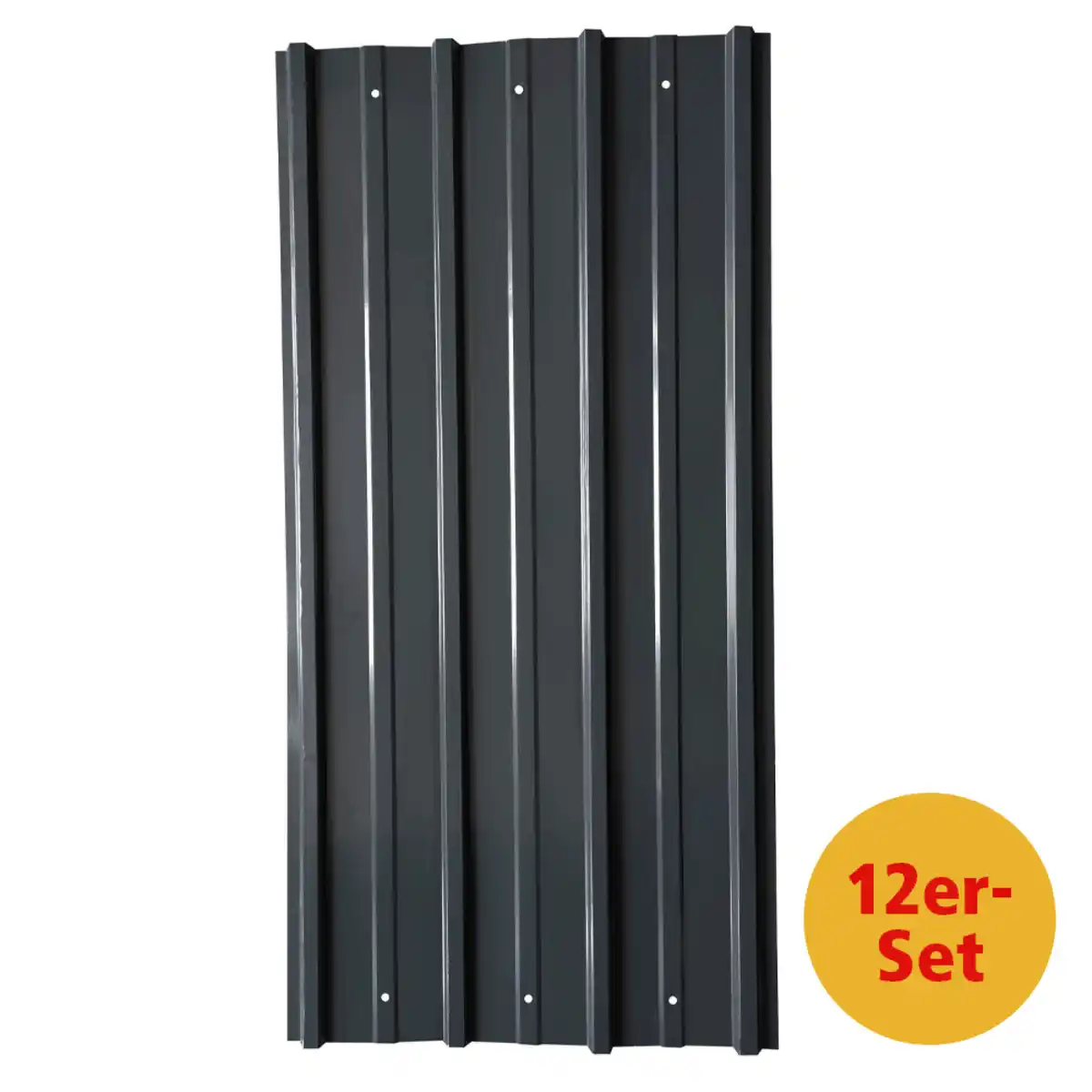 Bild 2 von Profil-/Trapezblech - 12er-Set, ca. 117 cm x 57 cm - Anthrazit