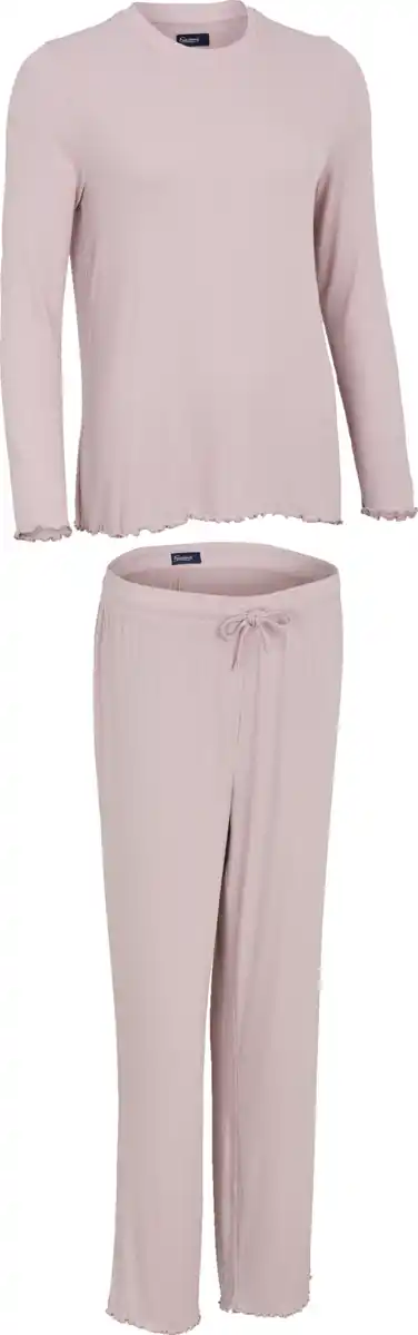 Bild 1 von IDEENWELT Damen-Pyjama mauve Gr. L