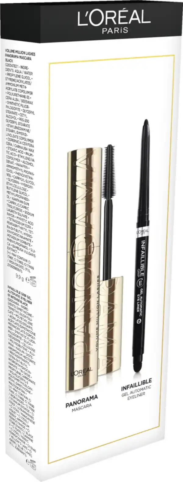 Bild 2 von L’Oréal Paris Set: Panorama Mascara Schwarz + Infaillible Gel Automatic Eyeliner Intense Black 01