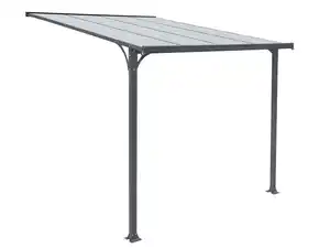 Haustür-Vordach ROBINSON L, ca. 150 x 291 x 258 cm