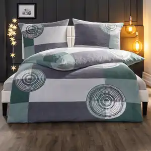 Coral-Fleece-Bettwäsche ca. 80 x 80 + ca. 135 x 200 cm