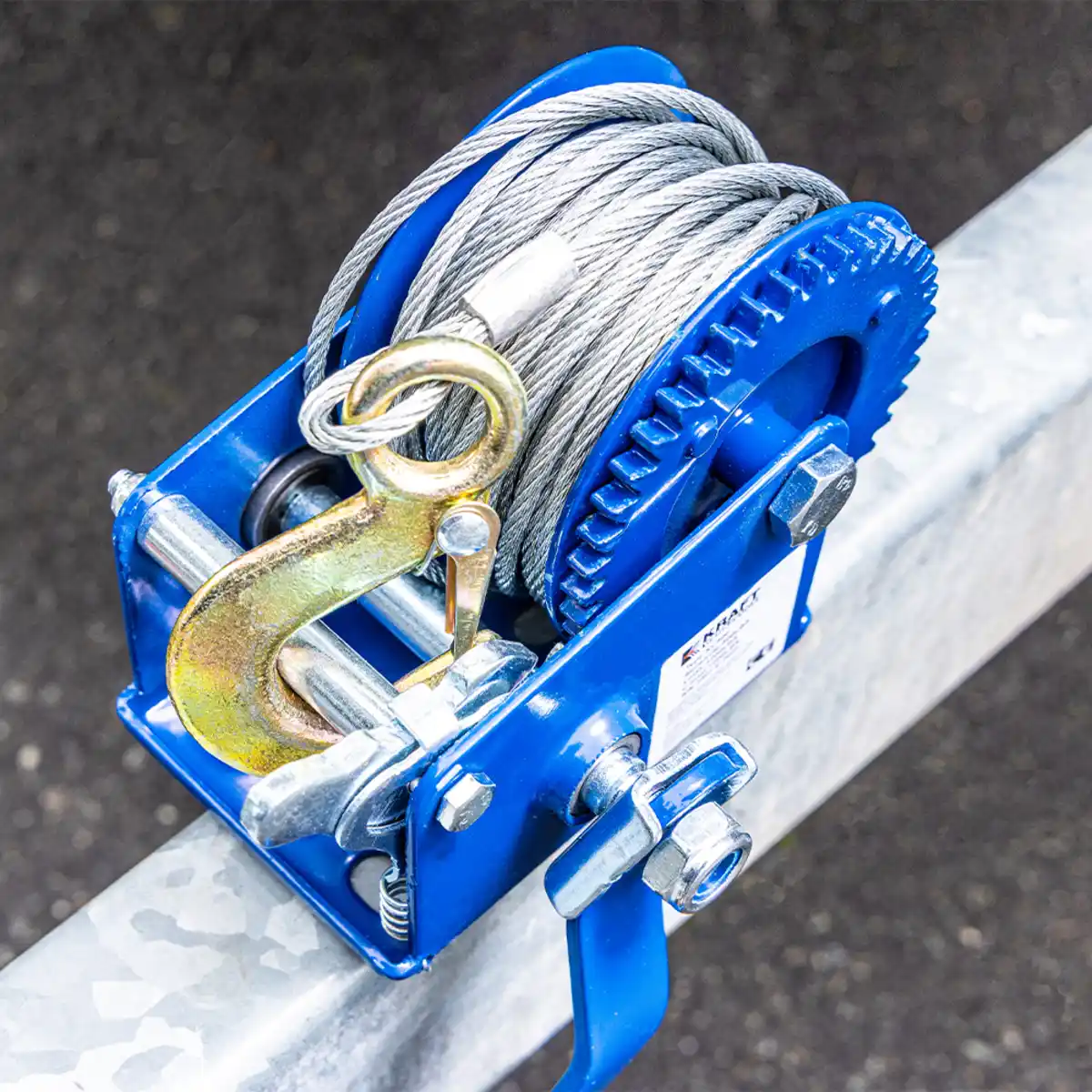 Bild 4 von Handseilwinde 360 kg Tragkraft,  10 m Stahldrahtseil,