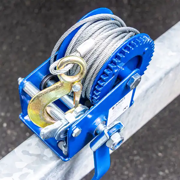 Bild 4 von Handseilwinde 360 kg Tragkraft,  10 m Stahldrahtseil,