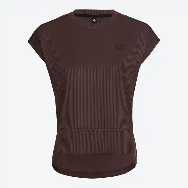 Bild 3 von Damen-Funktions-T-Shirt mit Ottoman-Struktur