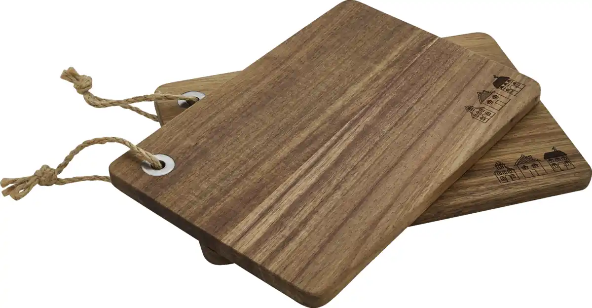 Bild 2 von IDEENWELT 2er Set Brotzeitbrettchen