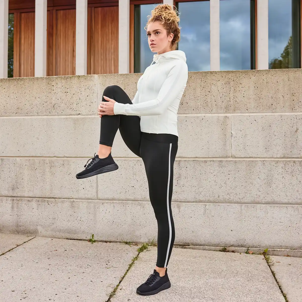 Bild 1 von Damen-Sportleggings mit hohem Bund