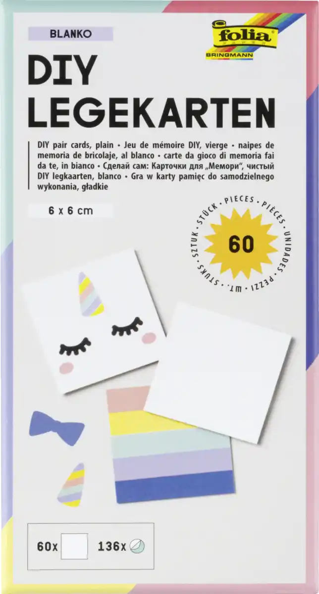 Bild 1 von folia DIY Legekarten blanko