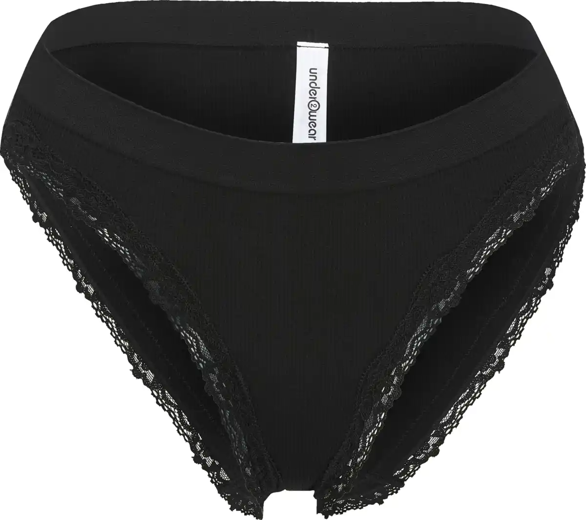 Bild 1 von IDEENWELT 3er Set Hüftslips schwarz/beere Gr. L