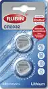 Bild 1 von RUBIN CR2032 Lithium Knopfzelle