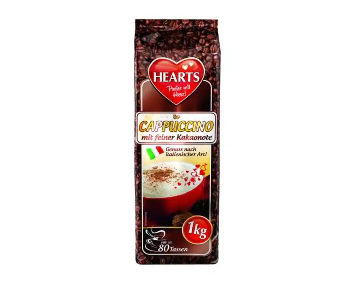 Bild 1 von Hearts Cappuccino mit feiner Kakaonote 1 kg