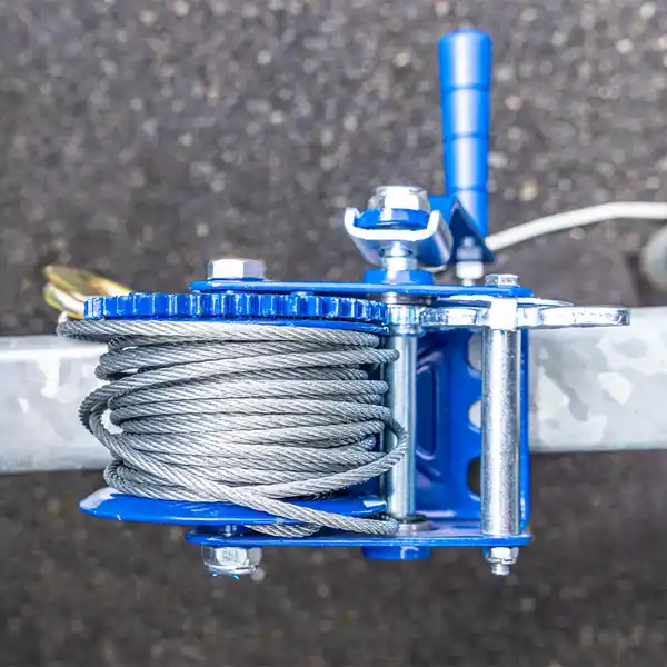 Bild 3 von Handseilwinde 360 kg Tragkraft,  10 m Stahldrahtseil,