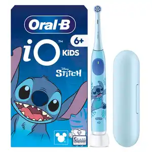 Oral-B iO Elektrische Zahnbürste Kids 6+ mit Reiseetui Stitch, 1 Stk