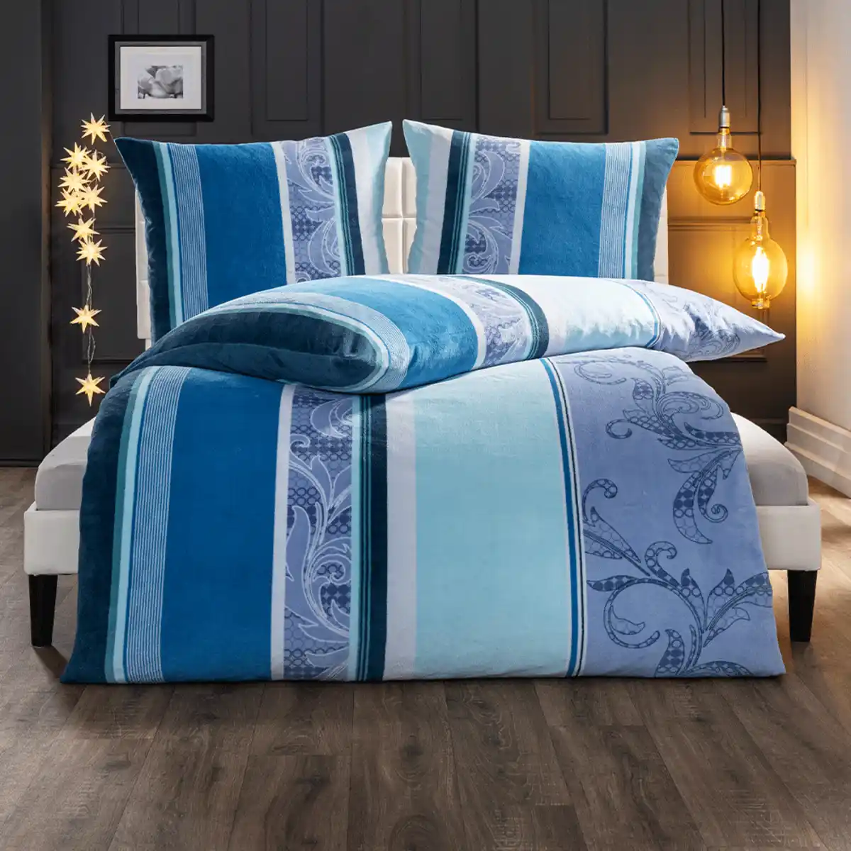 Bild 3 von Coral-Fleece-Bettwäsche ca. 80 x 80 + ca. 135 x 200 cm