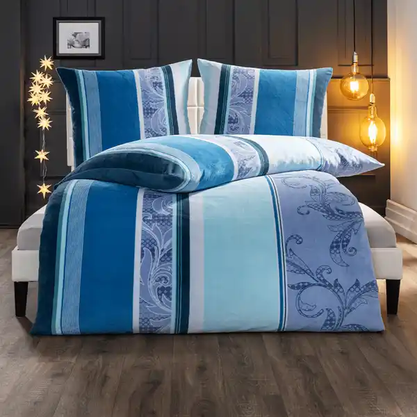 Bild 3 von Coral-Fleece-Bettwäsche ca. 80 x 80 + ca. 135 x 200 cm