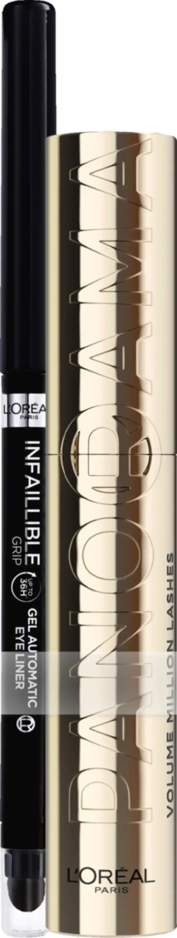 Bild 3 von L’Oréal Paris Set: Panorama Mascara Schwarz + Infaillible Gel Automatic Eyeliner Intense Black 01