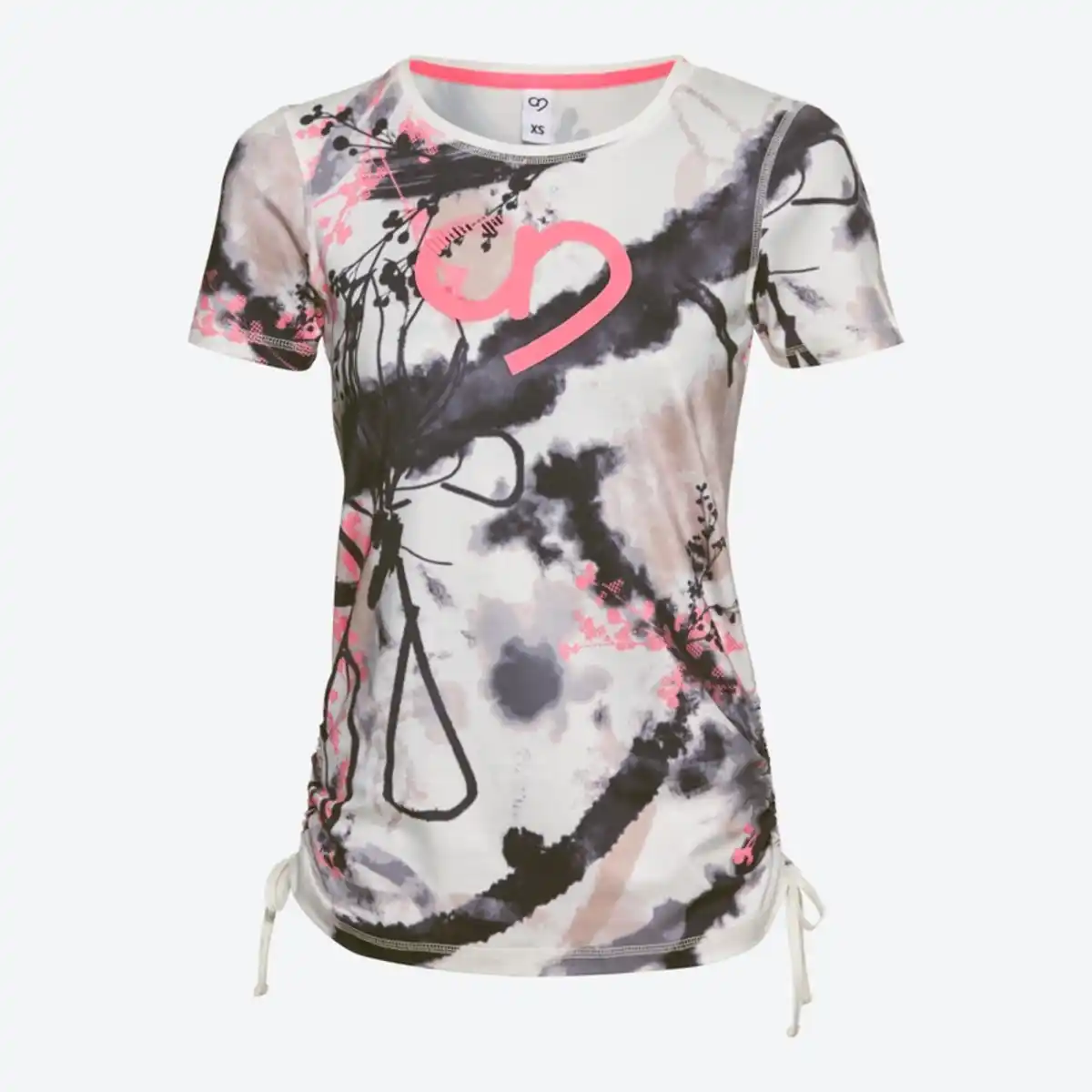 Bild 2 von Damen-Funktions-T-Shirt mit seitlichen Bindebändern