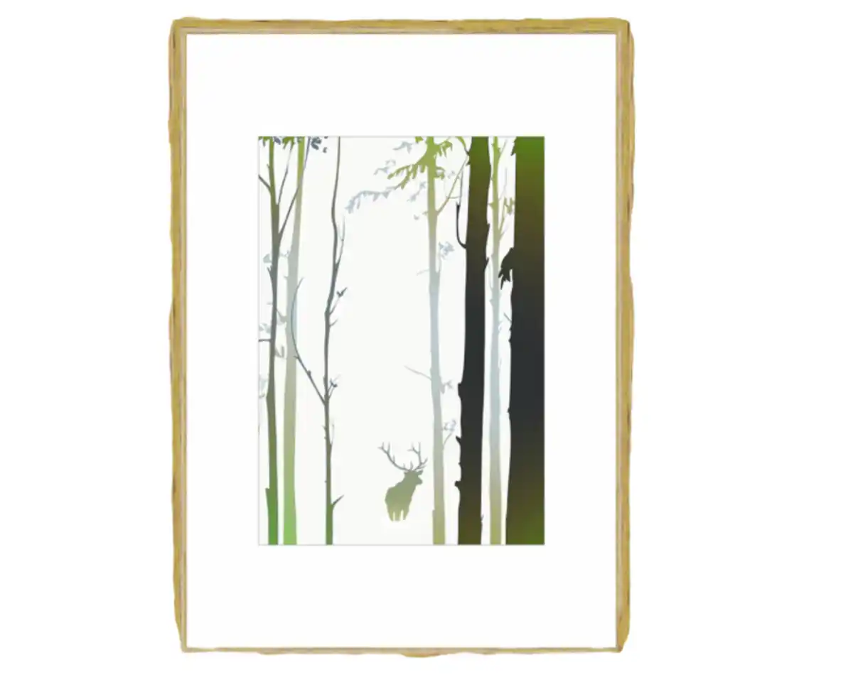 Bild 1 von Rahmen 10 Eiche Holz modern