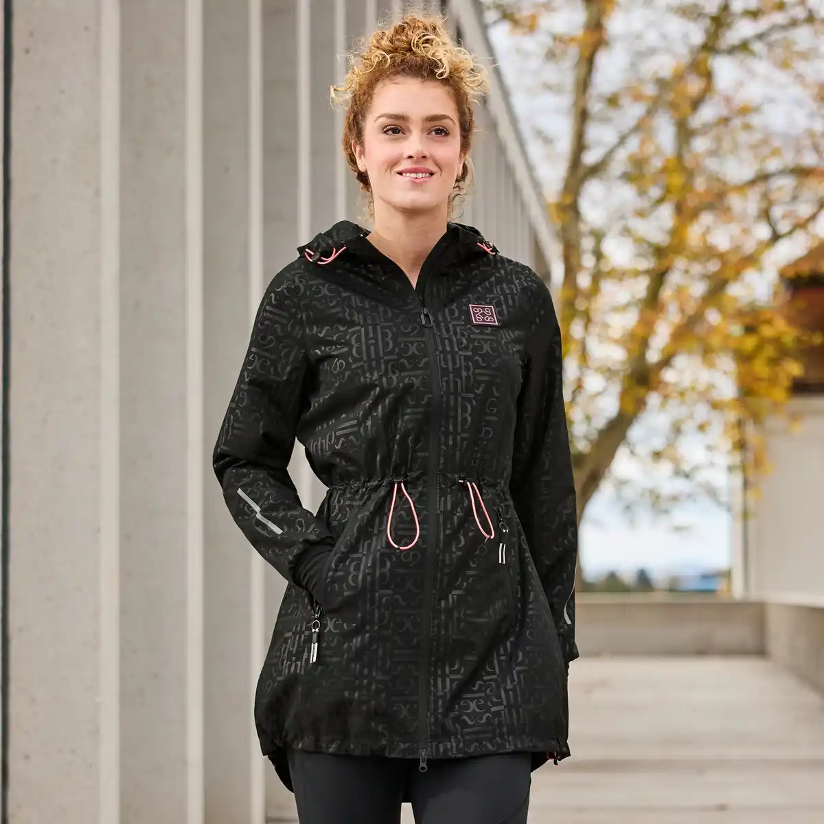 Bild 1 von Damen-Windbreaker-Mantel mit Kapuze