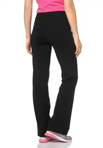 H.I.S Leggings mit einseitig aufgesetztem Band am Bein, Schwarz