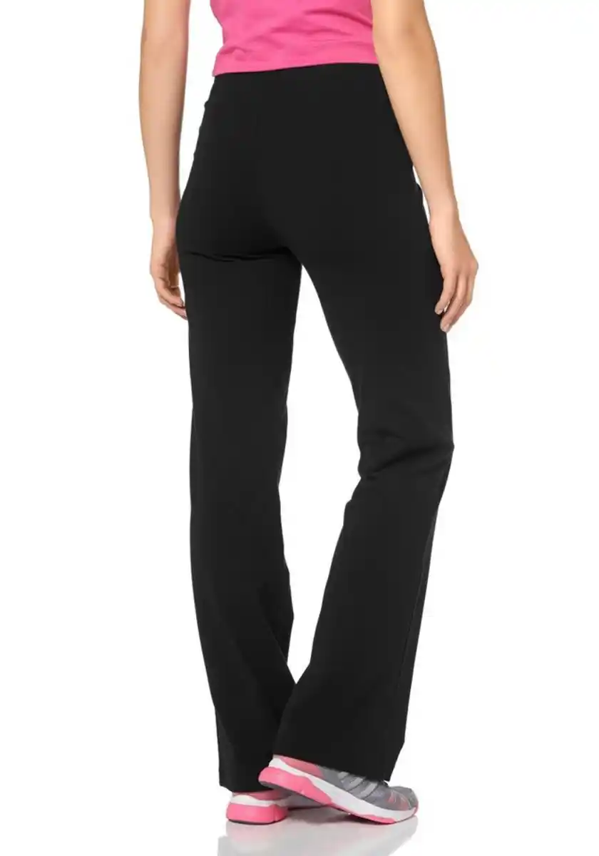 Bild 1 von H.I.S Leggings mit einseitig aufgesetztem Band am Bein, Schwarz