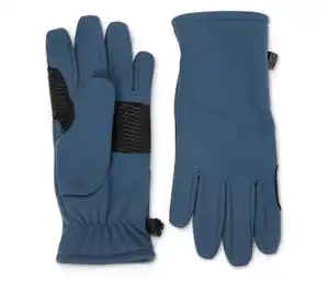 Kinder-Softshellhandschuhe, blau