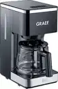 Bild 1 von Graef Filterkaffeemaschine FK 402, 1,25l Kaffeekanne, Korbfilter 1x4, mit Glaskanne, schwarz, Schwarz