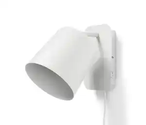 Wandleuchte aus Metall, weiß