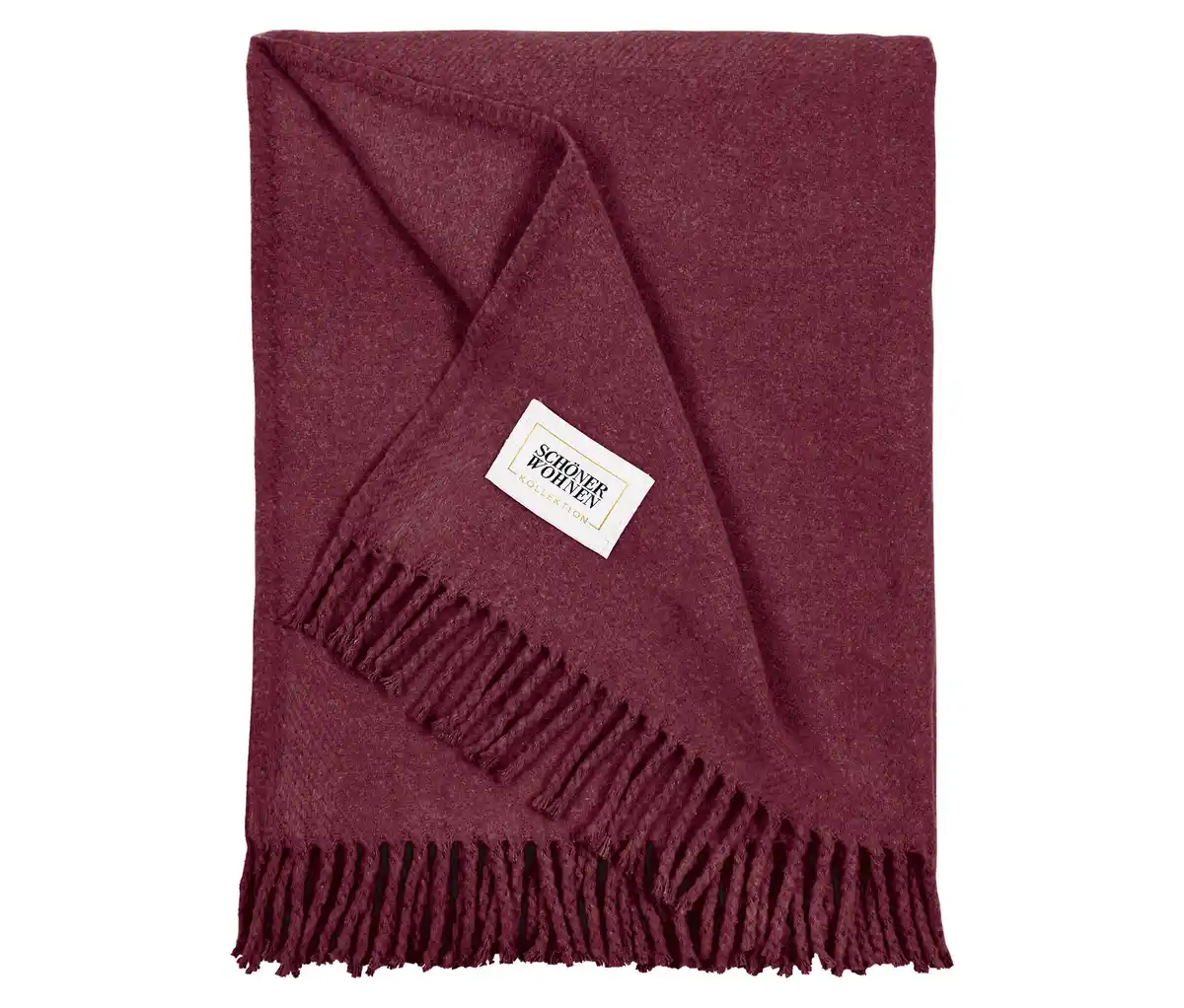 Bild 1 von SCHÖNER WOHNEN-Kollektion Wohndecke »BASICS«, pflaume