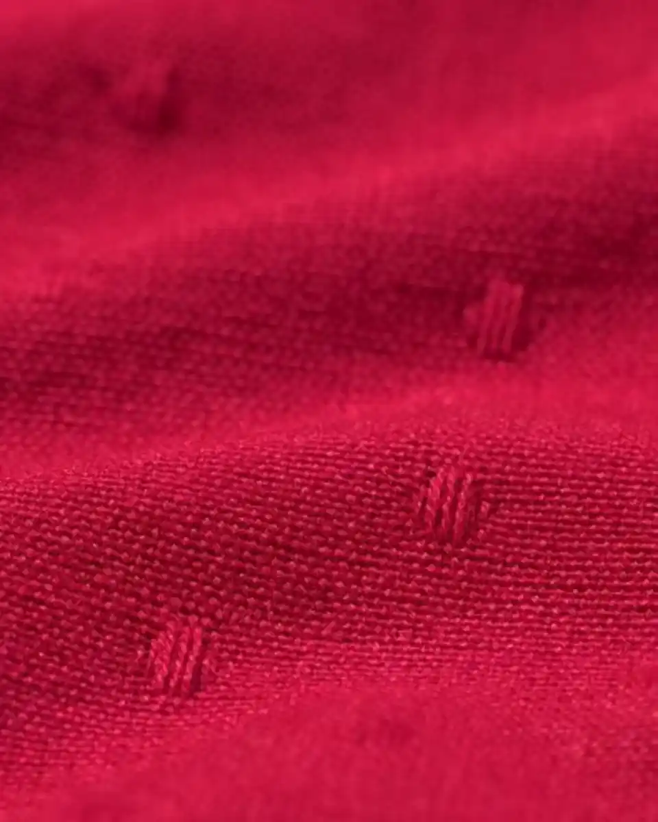 Bild 2 von Tischdecke, 140 × 240 cm, Jacquardmuster mit Punkten, rot