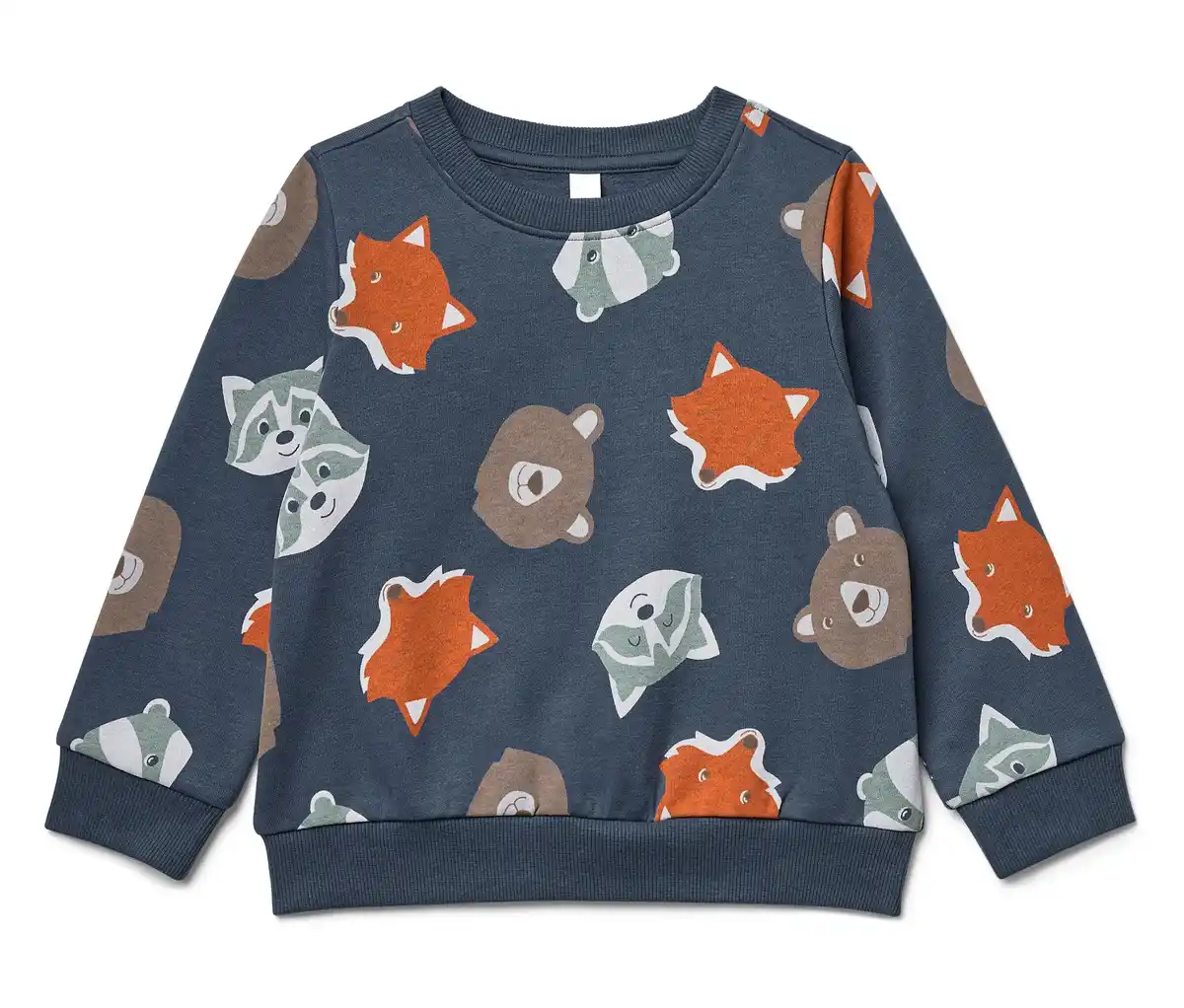 Bild 1 von Kinder-Sweatshirt mit angerauter Innenseite, blau