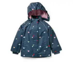 Kinder-Thermo-Regenjacke, Herzen
