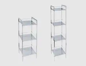 Badregal Lochblechboden chrom