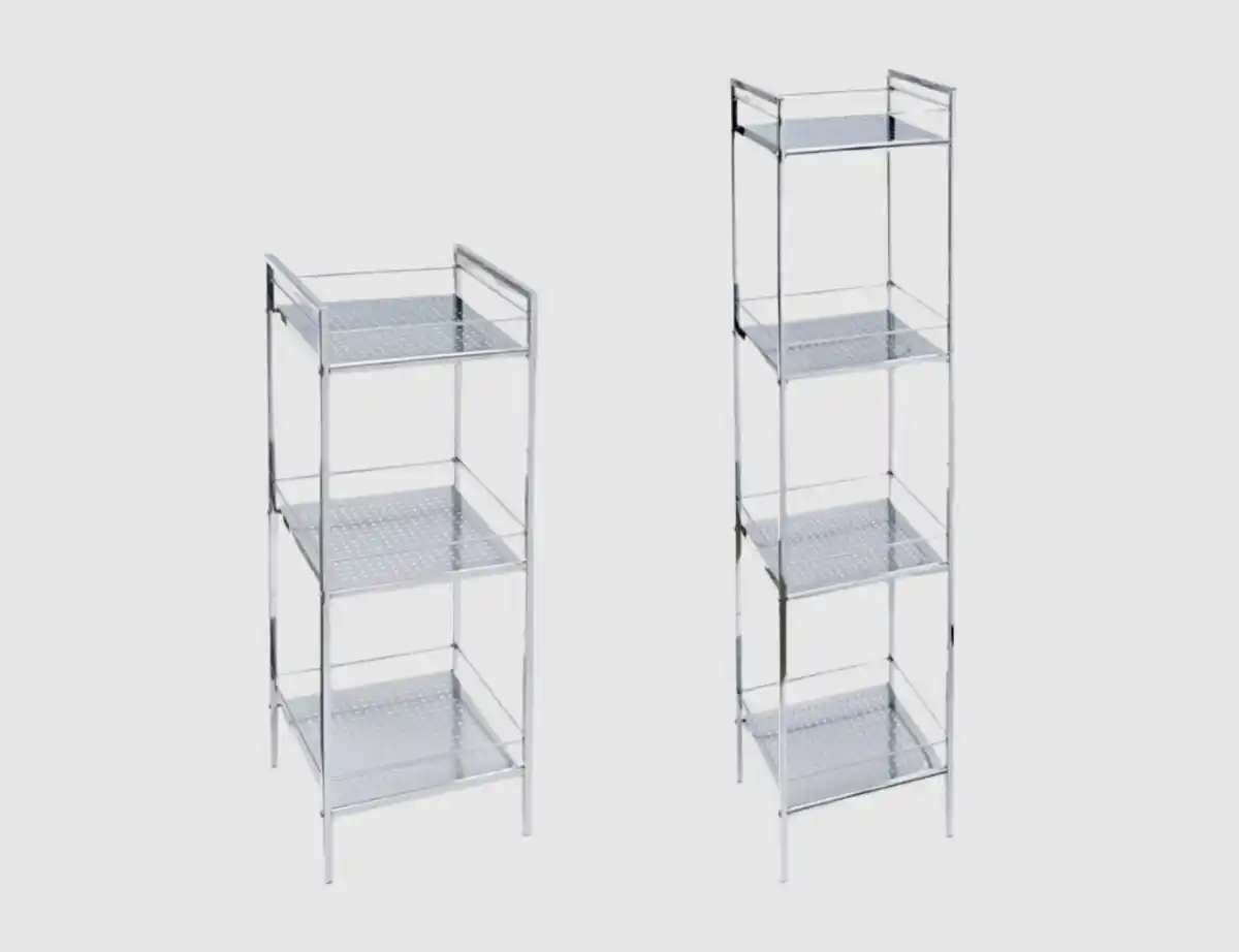 Bild 1 von Badregal Lochblechboden chrom