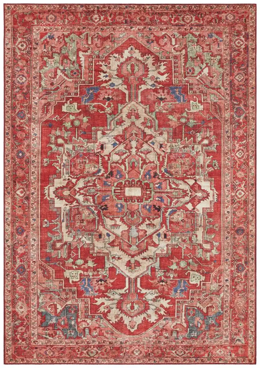 Bild 1 von HANSE Home Teppich Leta, rechteckig, Höhe: 5 mm, Orientalisch, Läufer, Kurzflor, Wohnzimmer, Schlafzimmer, Esszimmer, Rot