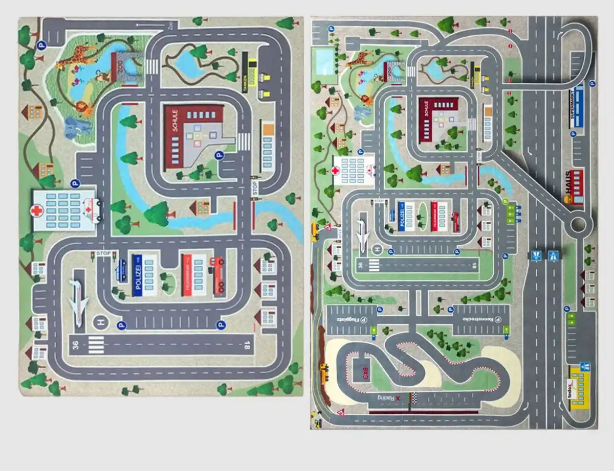 Bild 1 von Spielteppich Straße Bunt