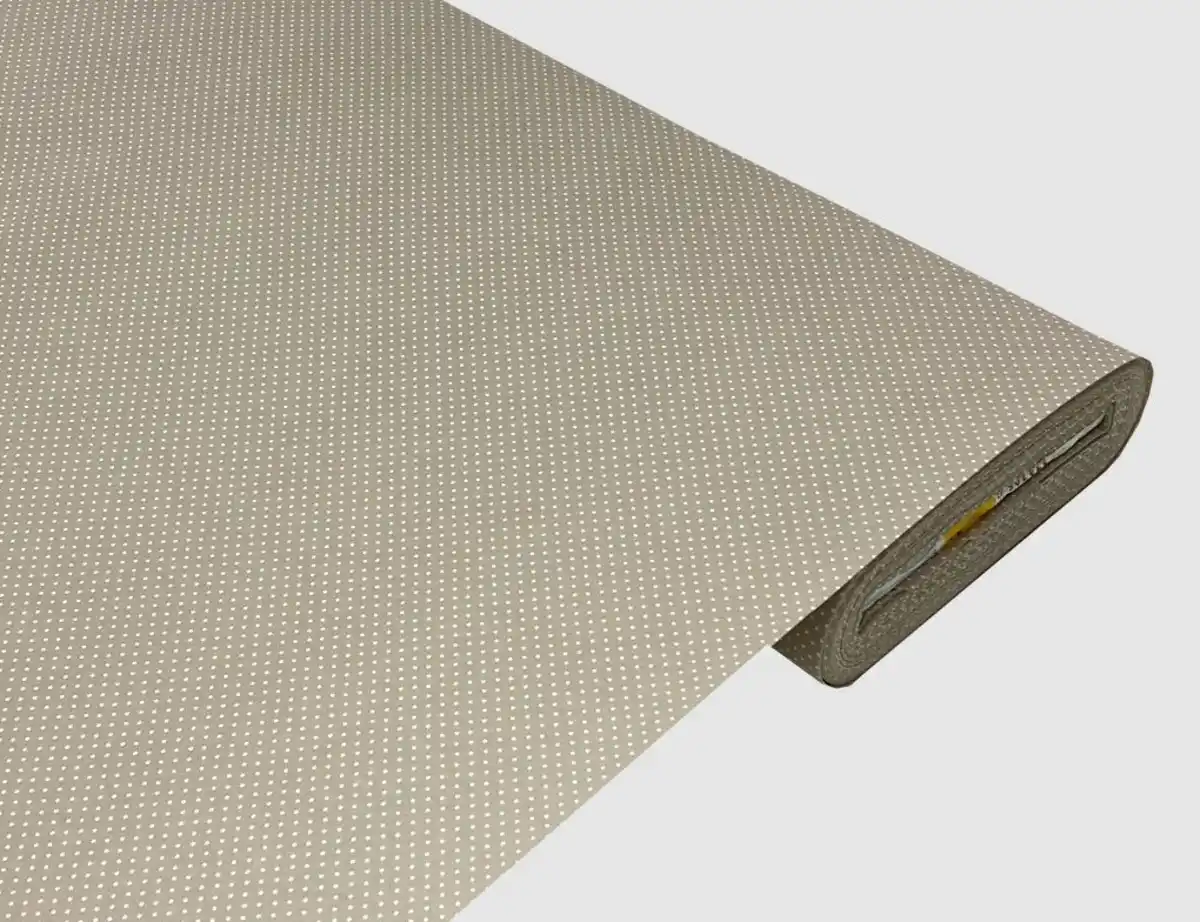 Bild 1 von Dekostoff Pünktchen Taupe