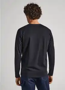Pepe Jeans Langarmshirt EGGO LONG, Schwarz