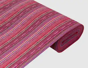 Dekostoff Streifen Rosa