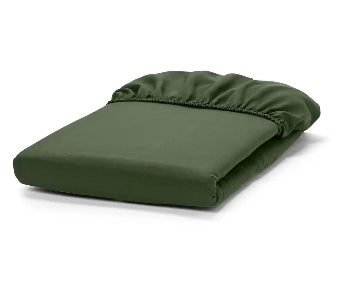 Bild 1 von Microfaser-Spannbettlaken, grün, Doppelgröße