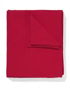 Tischdecke, 140 × 240 cm, Jacquardmuster mit Punkten, rot