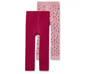 2 Kinder-Thermoleggings, Tupfen