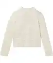 Bild 1 von Pullover mit Stehkragen, weiß gestreift