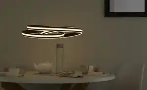 Trio LED-Pendelleuchte, schwarz ´gedreht´