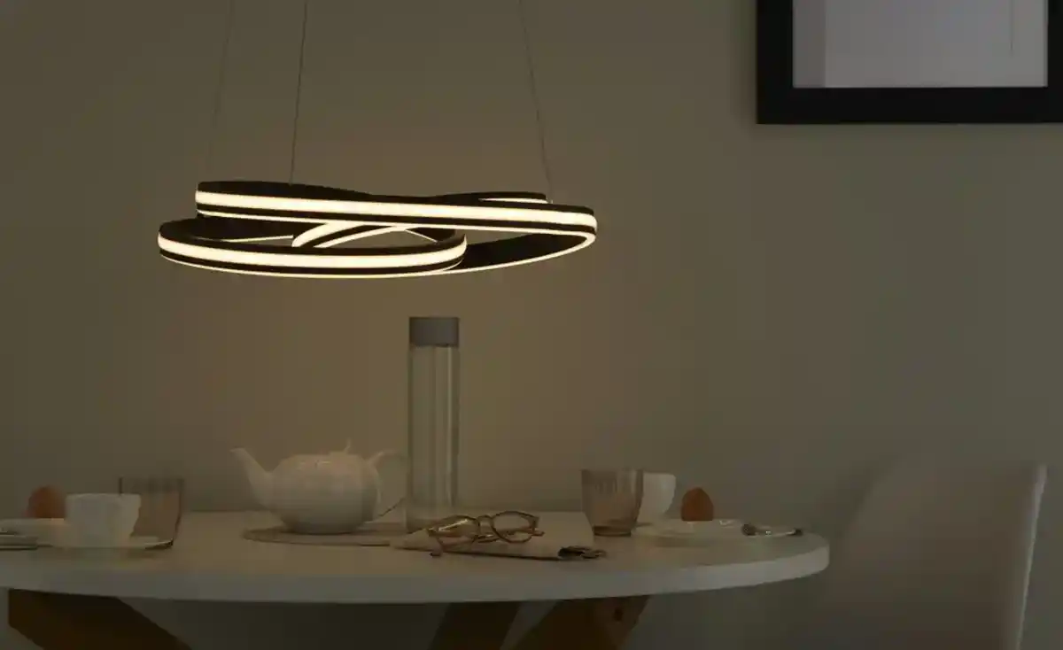 Bild 1 von Trio LED-Pendelleuchte, schwarz ´gedreht´