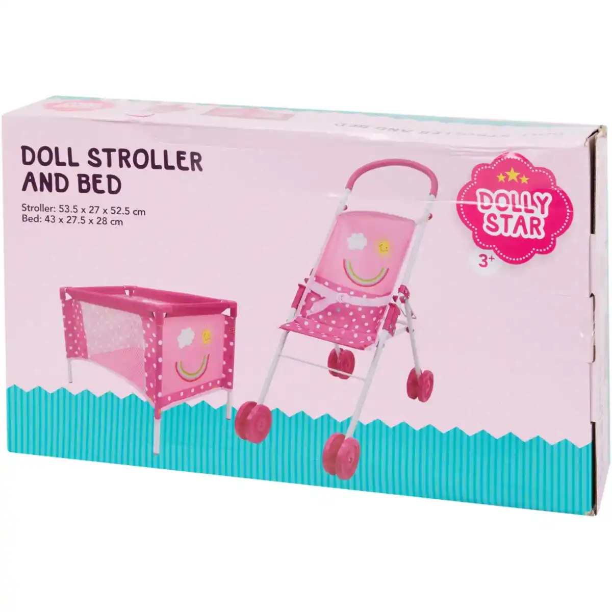 Bild 2 von Dolly Star Puppenwagen und -bett