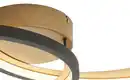 Bild 4 von Trio LED-Deckenleuchte, schwarz/ gold ´groß´