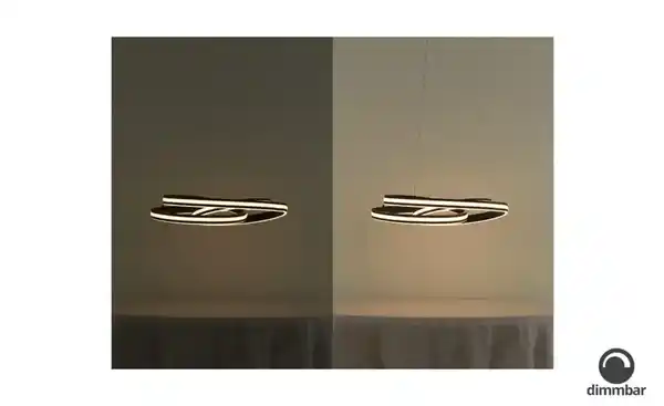 Bild 3 von Trio LED-Pendelleuchte, schwarz ´gedreht´