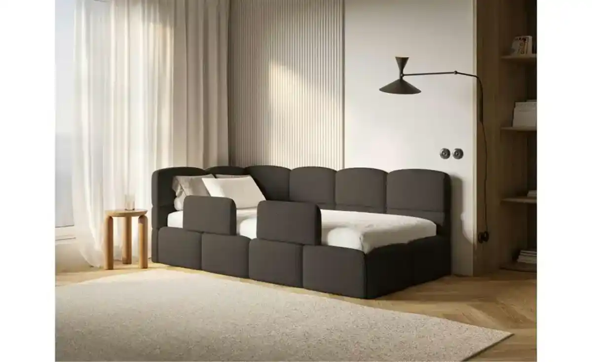 Bild 1 von Selsey Polsterliege mit Matratze und Rausfallschutz Cloudy