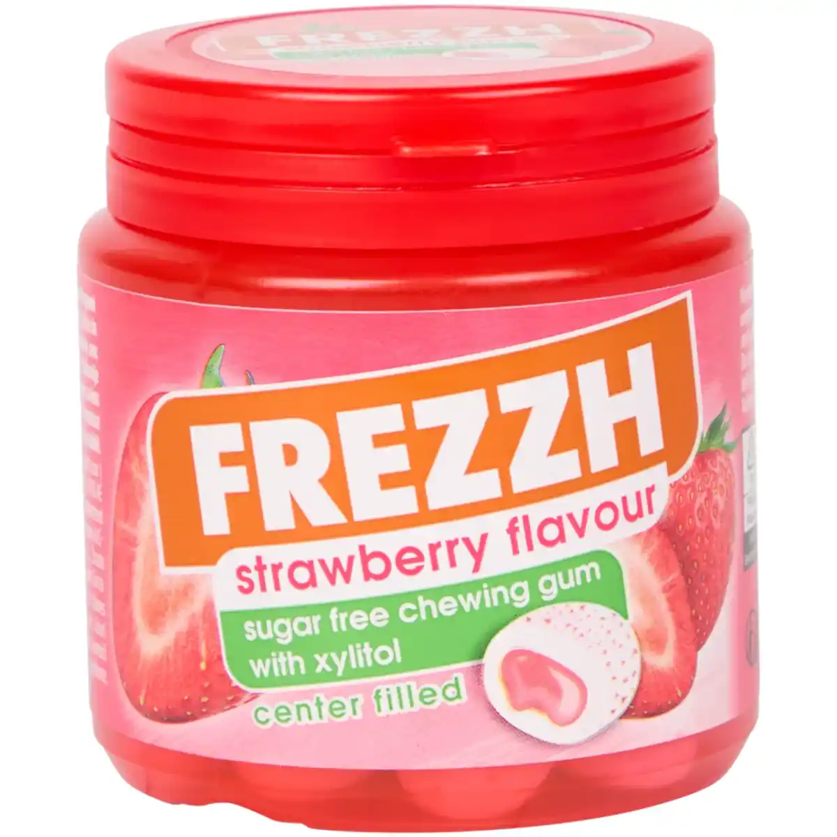 Bild 1 von Frezzh Zuckerfreies Kaugummi Erdbeere