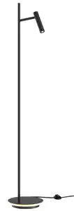 Stehleuchte Estudo Schwarz max. 11 Watt, Schwarz